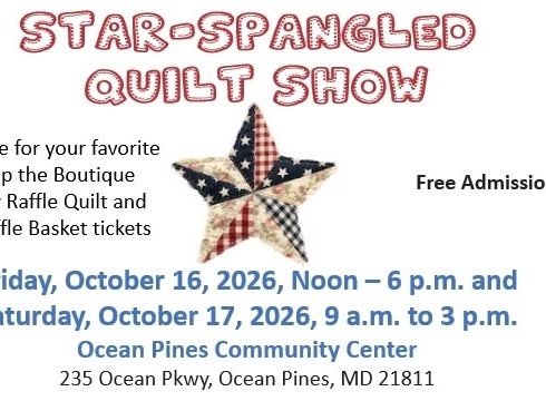 Quilters by the Sea's Star-spangled Quilt Show